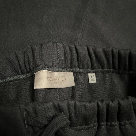 Essentials Stretch Limo Relaxed Sweatpants Black Size XS - Picture 9 of 9